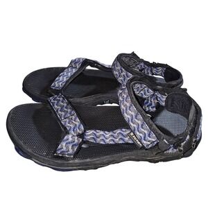 Teva Hurricane Men Sport Water Sandal Size 9 Blue Black Outdoor Hiking Gorpcore